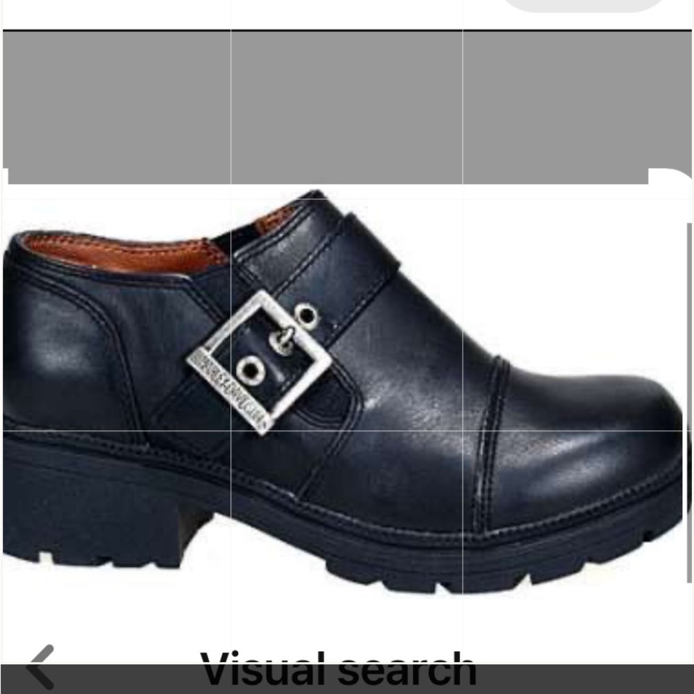Harley Davidson     Black Leather Riding Shoe